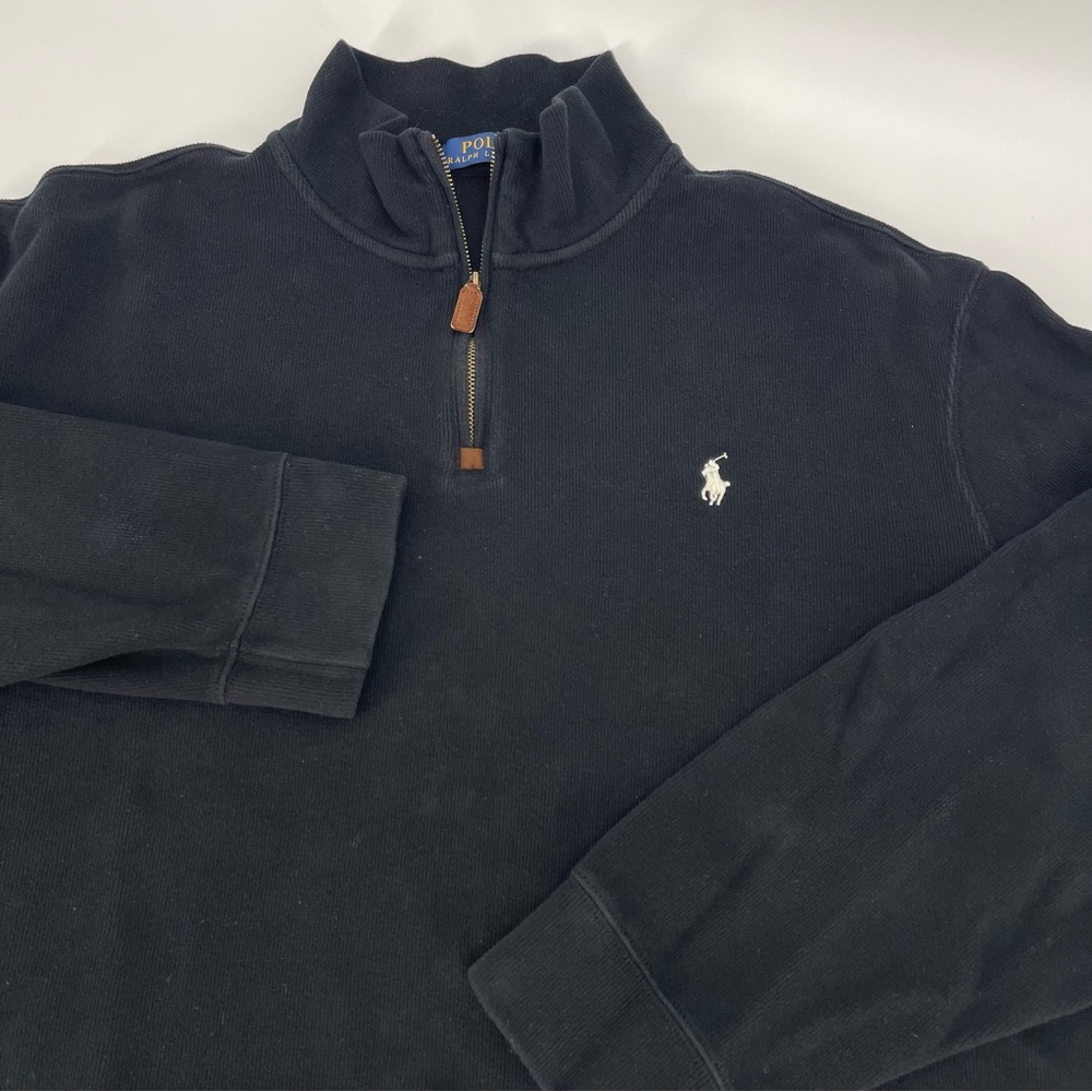 Polo Ralph Lauren QuarterZip Pullover 2XL Classic Preppy Collegiate Heritage
